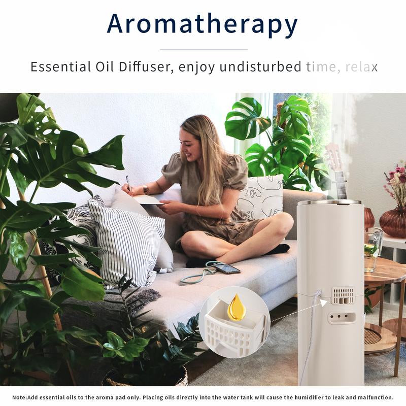 KELOPA 9L Ultrasonic Cool Mist Humidifier with Smart Humidity Control, Top Fill Design, Sleep Mode, and Multi-Functional Capabilities for Home, Large Rooms, Offices, and Plant Care, Effective Coverage up to 600 sq. ft.